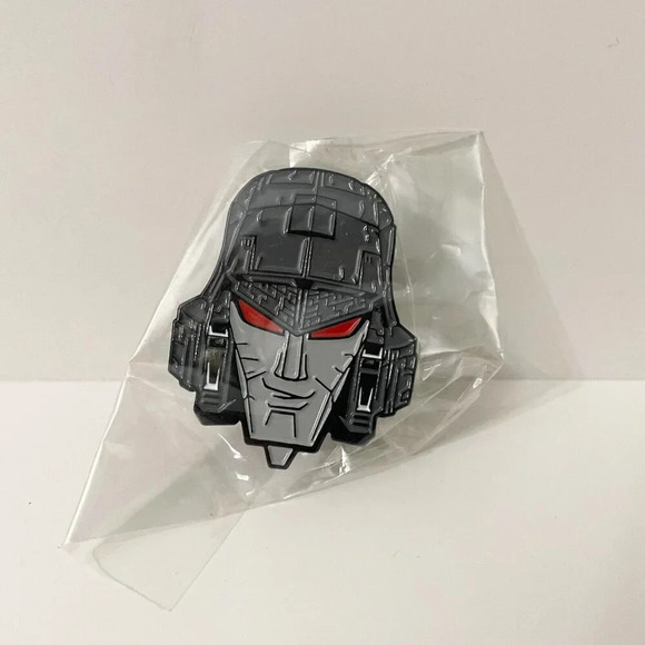 Transformers Megatron Enamel Metal Pin Double Rubber Backing - Picture 1 of 9